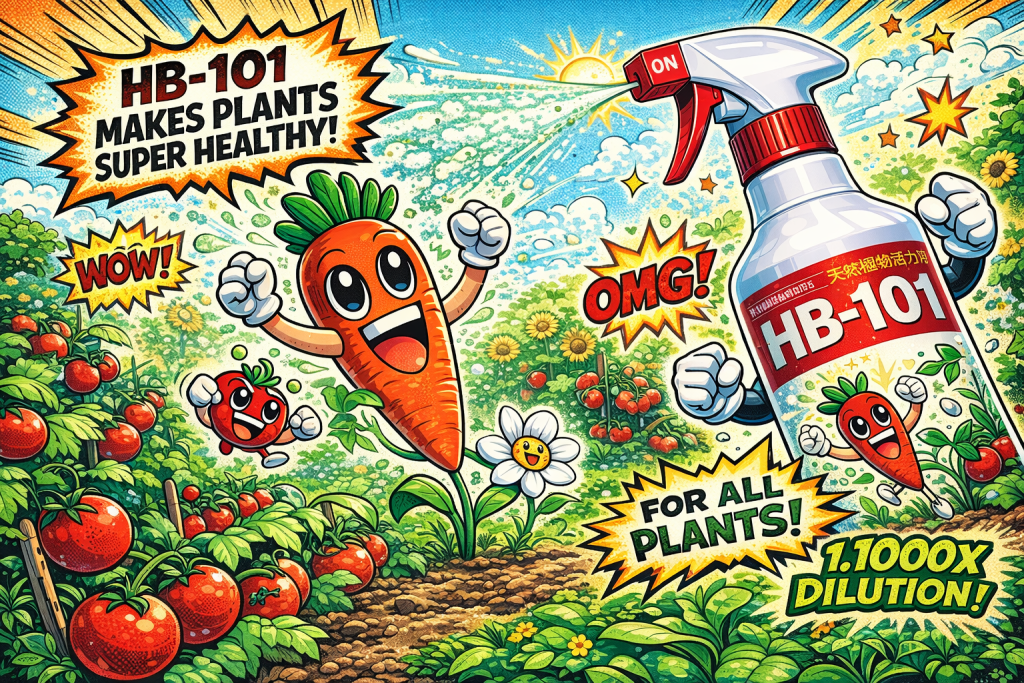 フローラのHB101で元気になっている植物