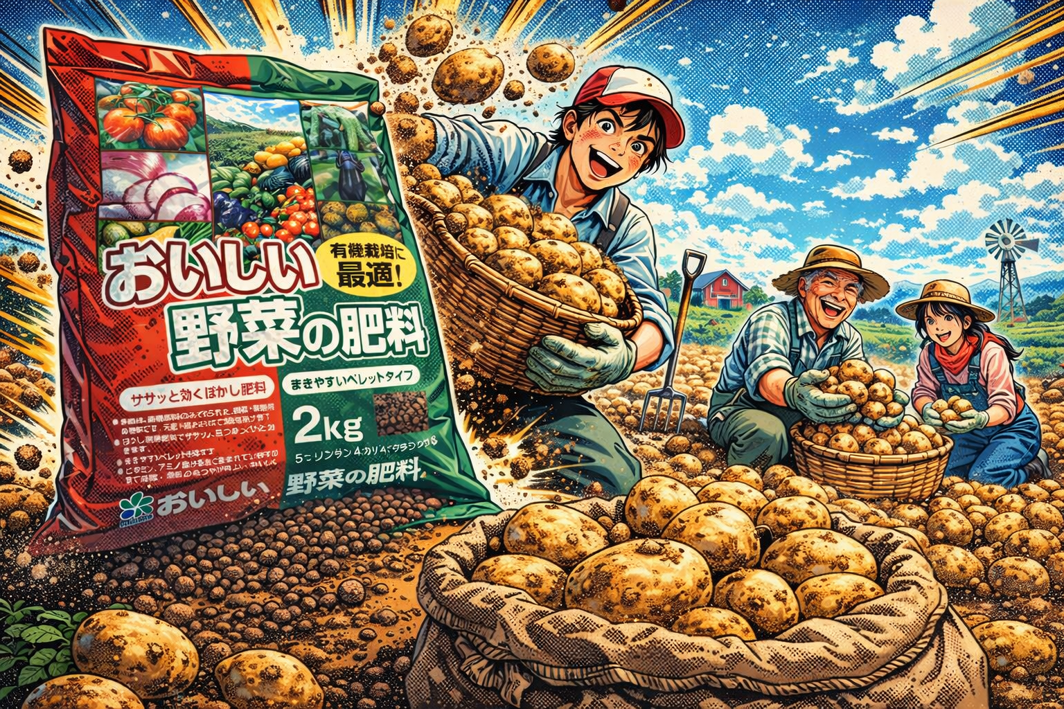 おいしい野菜の肥料