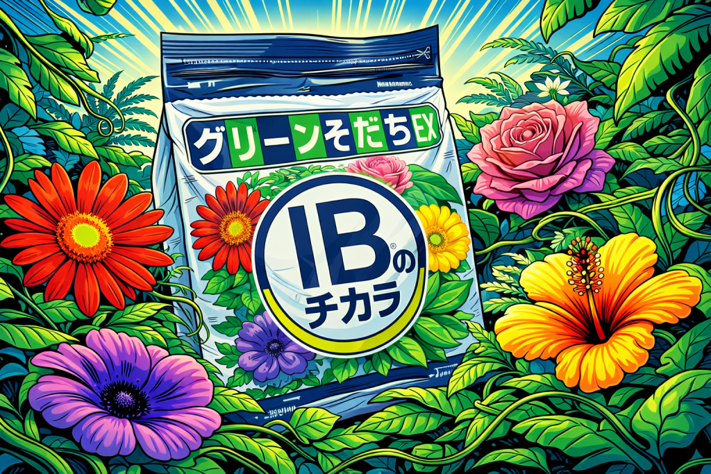 グリーンそだちEX肥料と植物