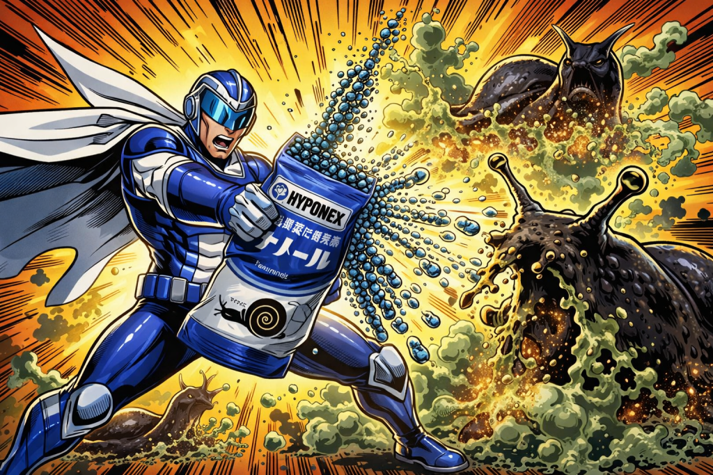 ハイポネックスのナメトールを使ってナメクジ駆除