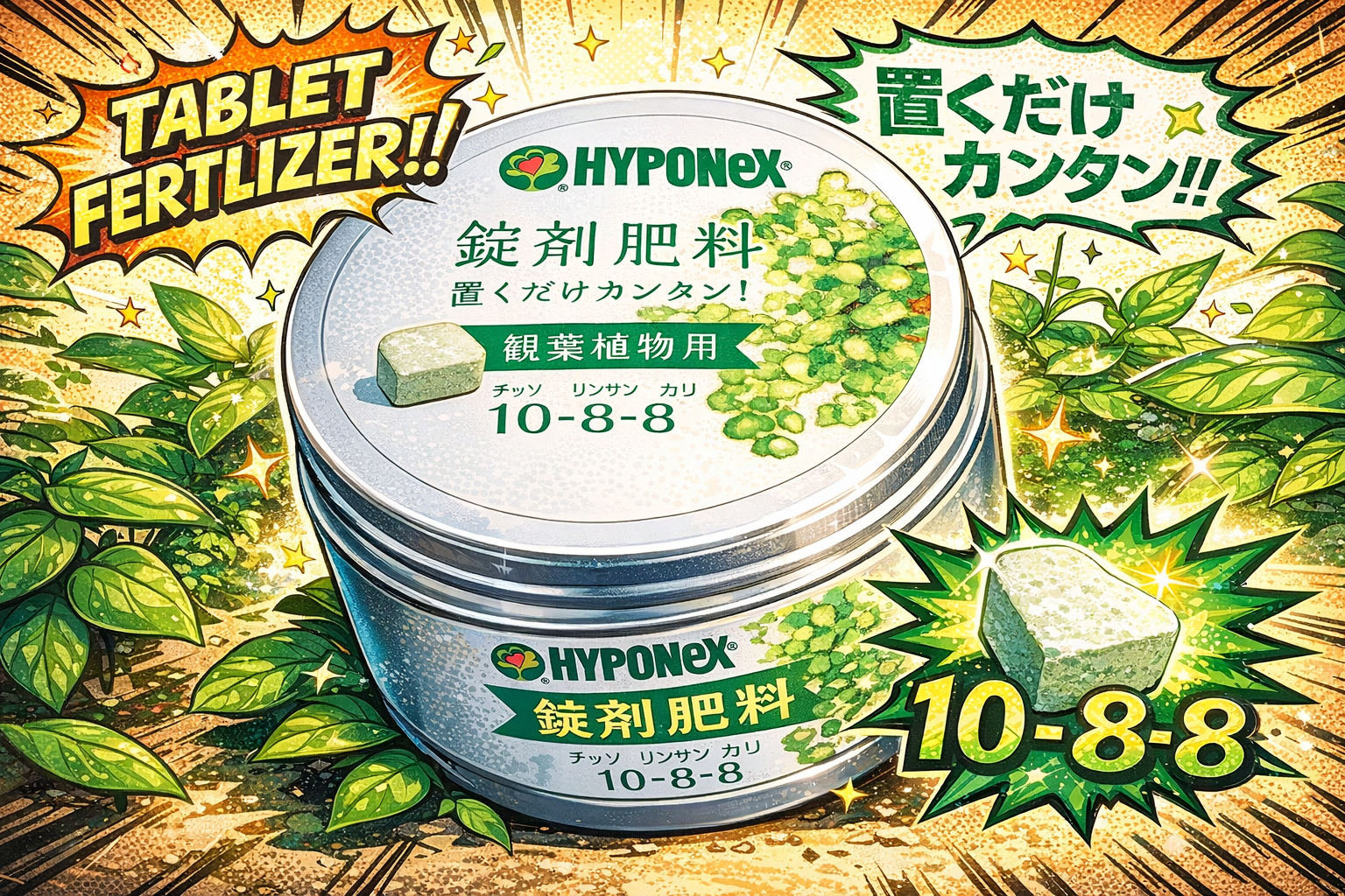 ハイポネックス観葉植物用肥料