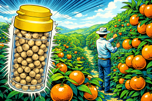 住友化学園芸のエードボールCaとオレンジ